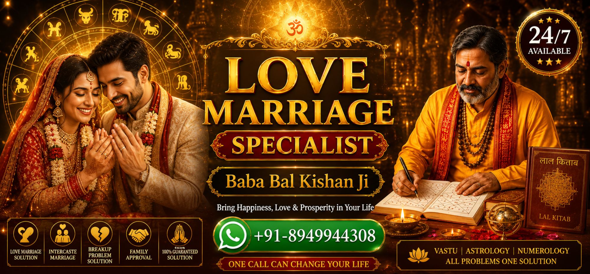 Love Marriage Specialist – Expert Astrology Guidance by Baba Bal Kishan Ji - Baba Bal Kishan Ji Astrology Services